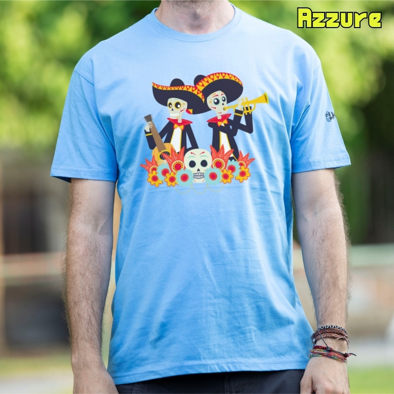 Camiseta Hombre Manga Corta - Viva Mexico