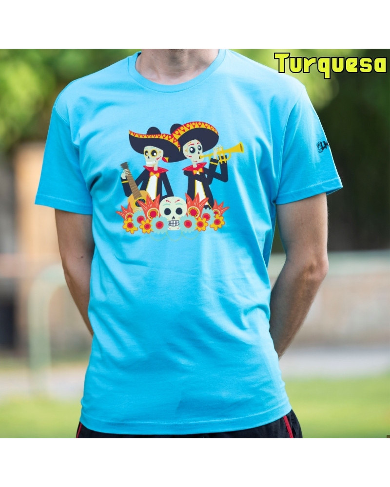 Camiseta Hombre Manga Corta - Viva Mexico