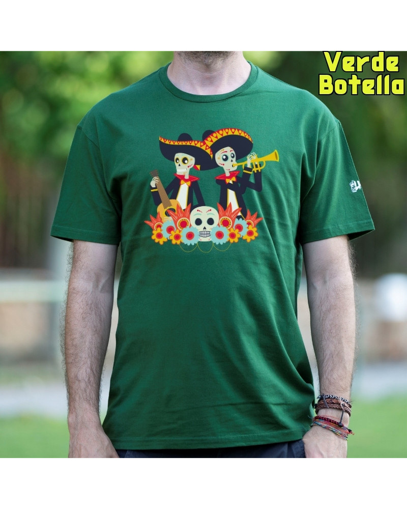 Camiseta Hombre Manga Corta - Viva Mexico
