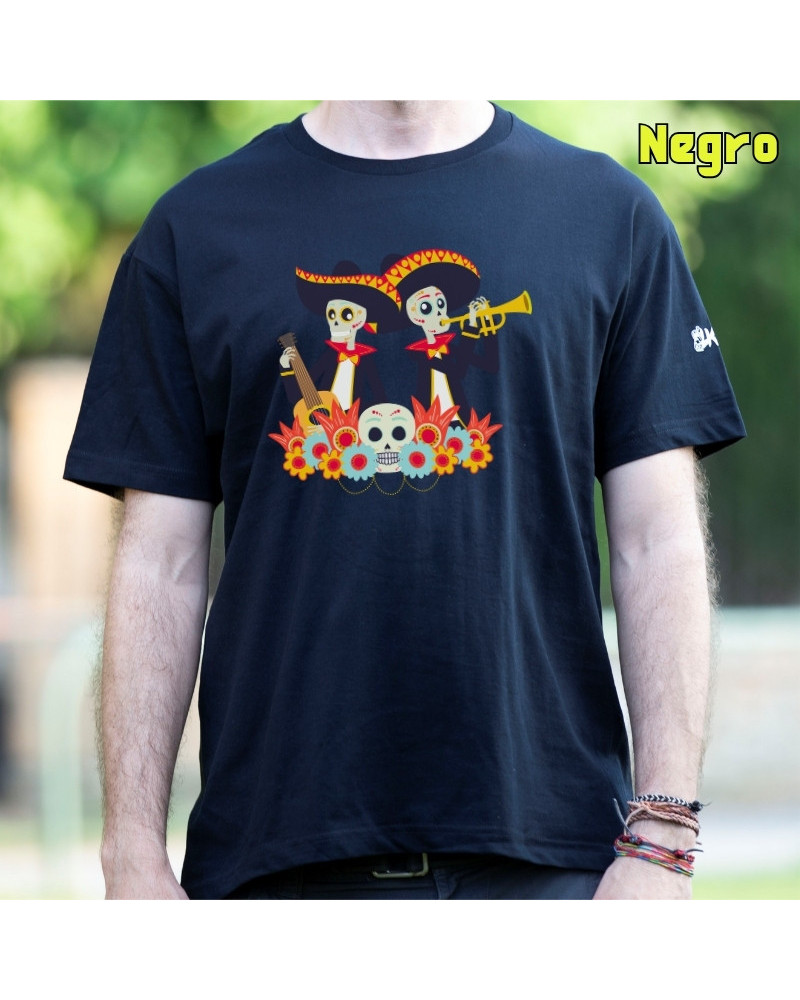 Camiseta Hombre Manga Corta - Viva Mexico