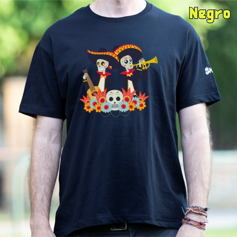 Camiseta Hombre Manga Corta - Viva Mexico