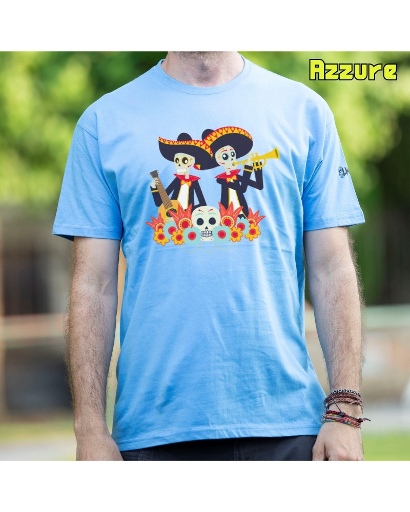 Camiseta Hombre Manga Corta - Viva Mexico