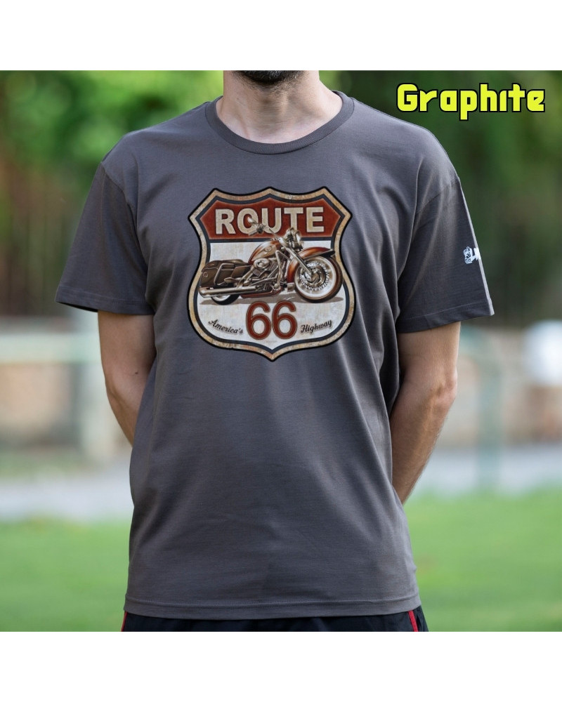 Camiseta Hombre Manga Corta - Route 66