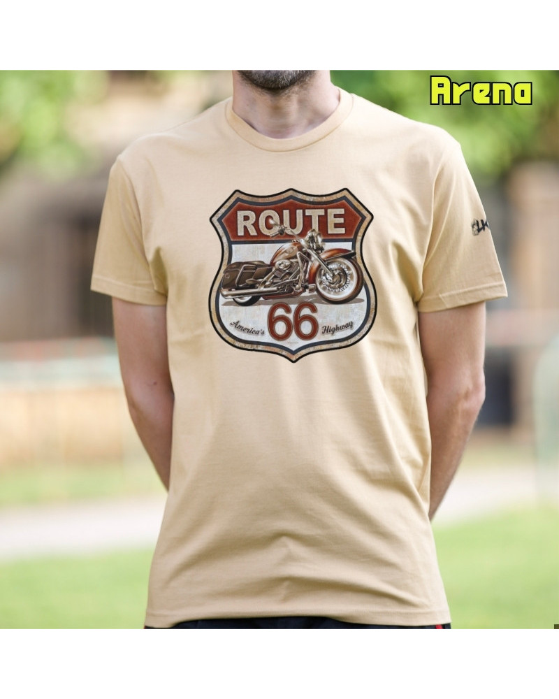 Camiseta Hombre Manga Corta - Route 66