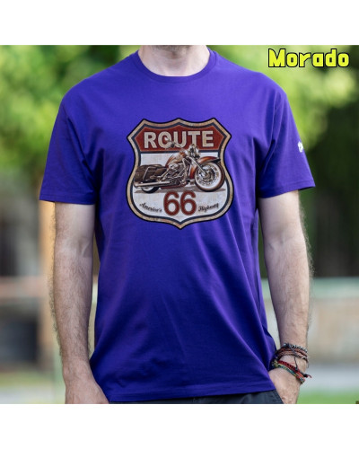 Camiseta Hombre Manga Corta - ROUTE 66