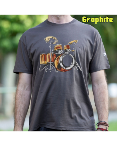Camiseta Hombre Manga Corta - DRUMS