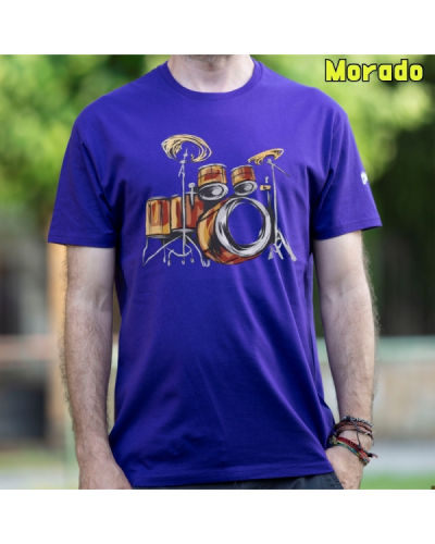 Camiseta Hombre Manga Corta - DRUMS
