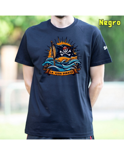 Camiseta Hombre Manga Corta - LA VIDA PIRATA