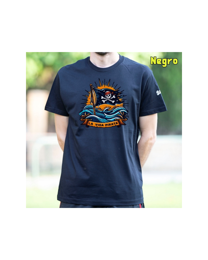 Camiseta Hombre Manga Corta - La Vida Pirata