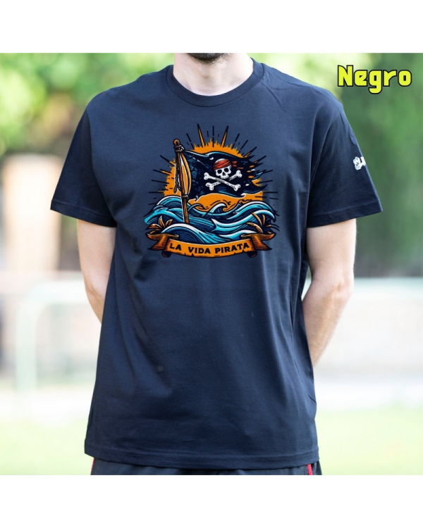 Camiseta Hombre Manga Corta - La Vida Pirata