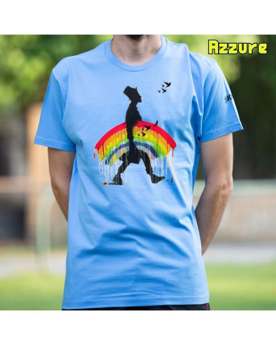 Arcoiris Bajo El Brazo - Camiseta Hombre Manga Corta