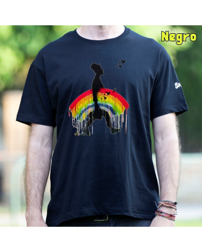 Camiseta Hombre Manga Corta - ARCOIRIS BAJO EL BRAZO