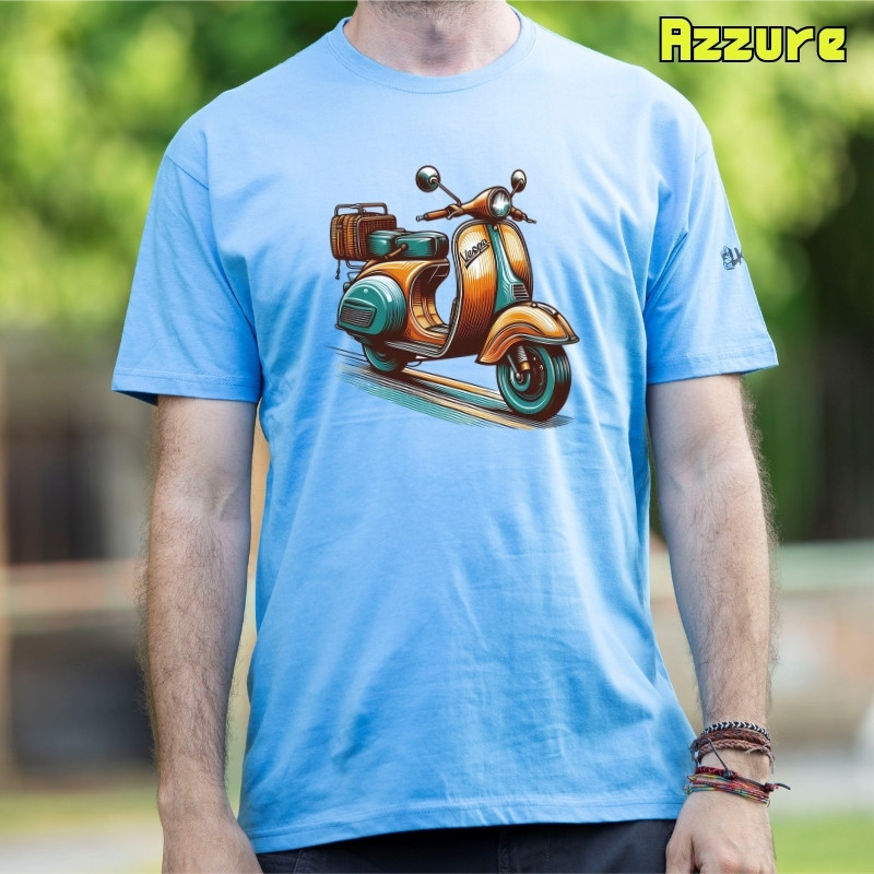 Camiseta Hombre Manga Corta - Vespa