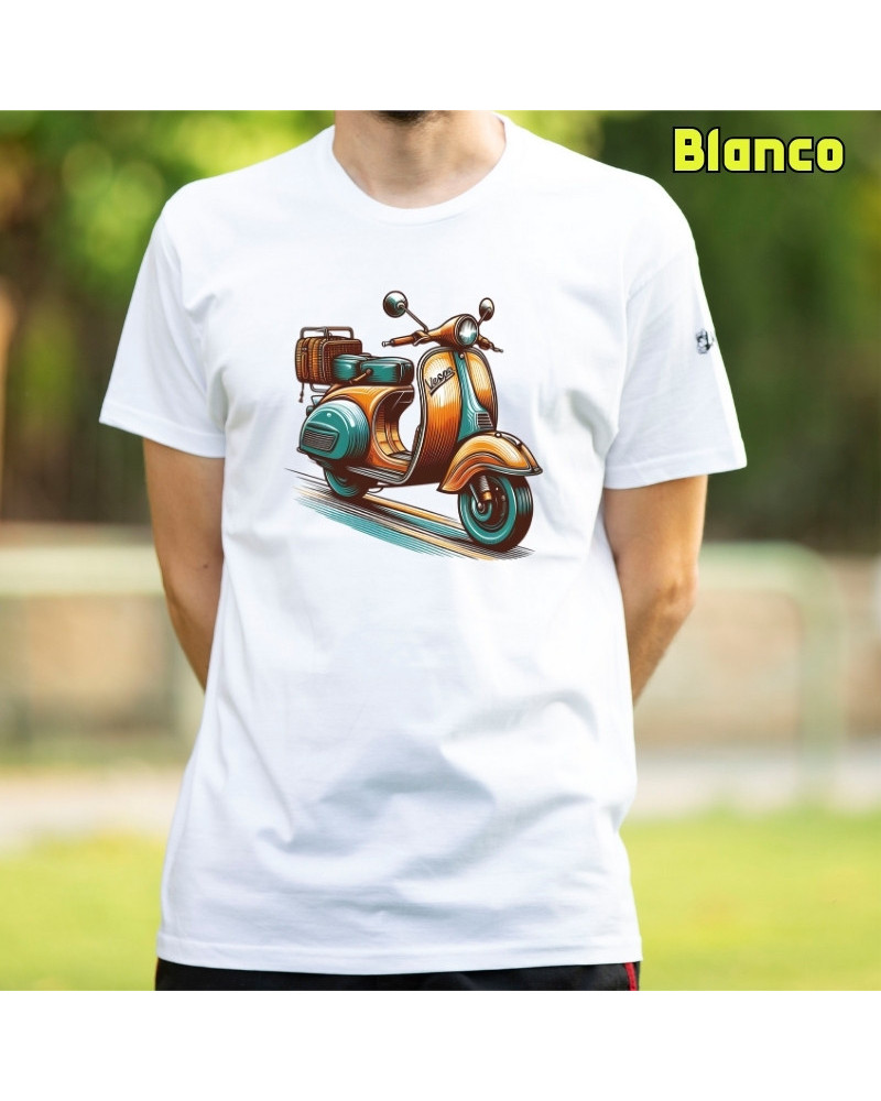 Camiseta Hombre Manga Corta - Vespa
