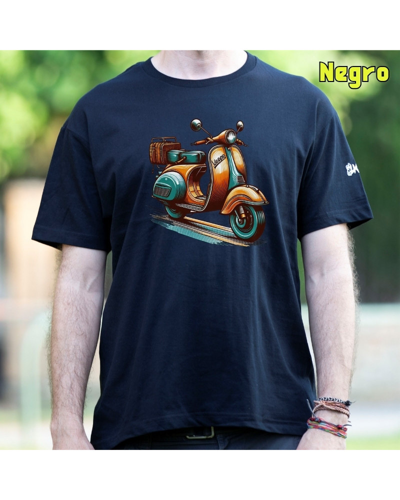 Camiseta Hombre Manga Corta - Vespa
