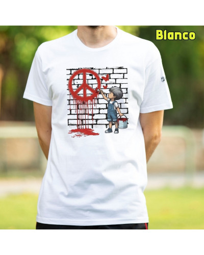 Camiseta Hombre Manga Corta - PEACE