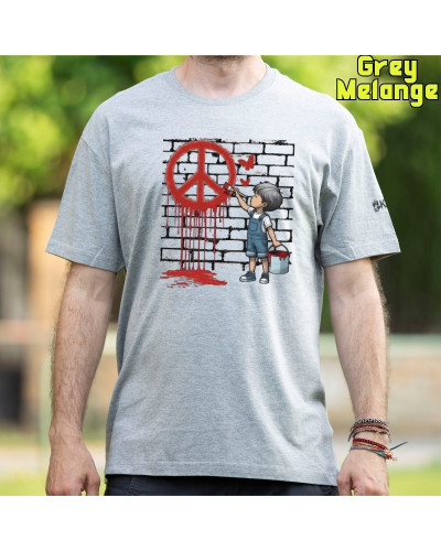 Camiseta Hombre Manga Corta - PEACE