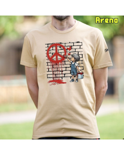 Camiseta Hombre Manga Corta - PEACE