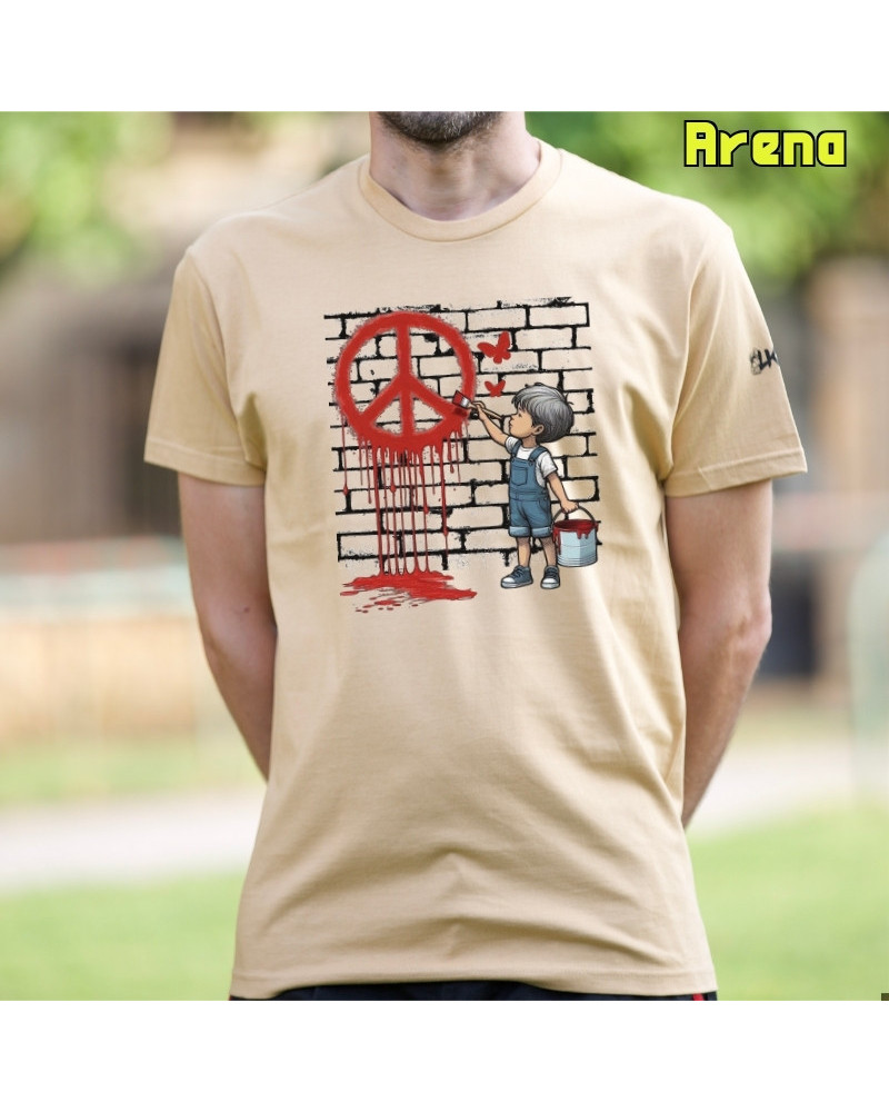 Camiseta Hombre Manga Corta - Peace