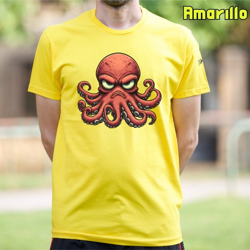 Camiseta Hombre Manga Corta - Octopus