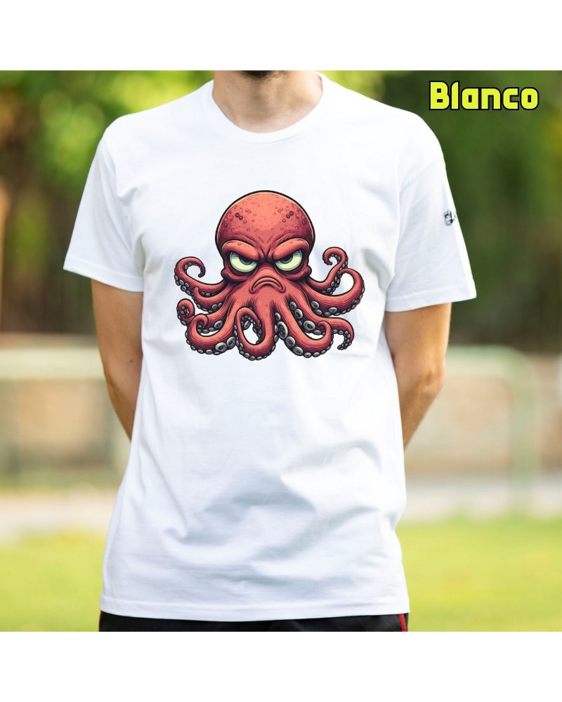Camiseta Hombre Manga Corta - Octopus