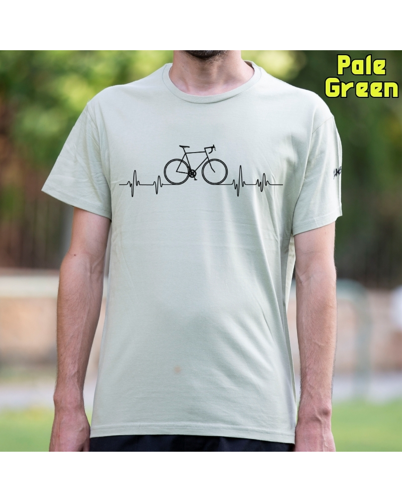 Camiseta Hombre Manga Corta - Bici Latido