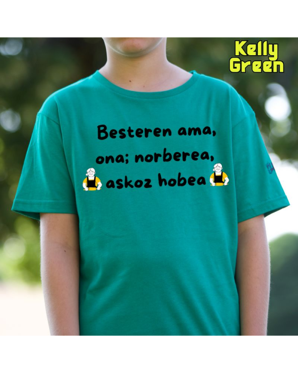 Haur Kamiseta - Besteren  Ama Ona Norberea