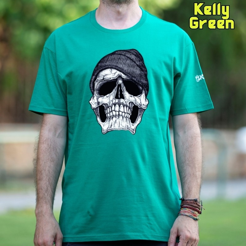 Camiseta Hombre Manga Corta - Skull Cap