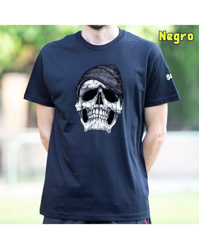 Camiseta Hombre Manga Corta - Skull Cap