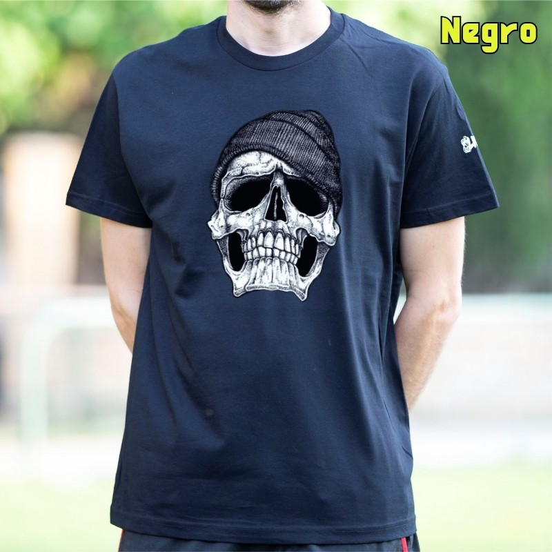 Camiseta Hombre Manga Corta - Skull Cap