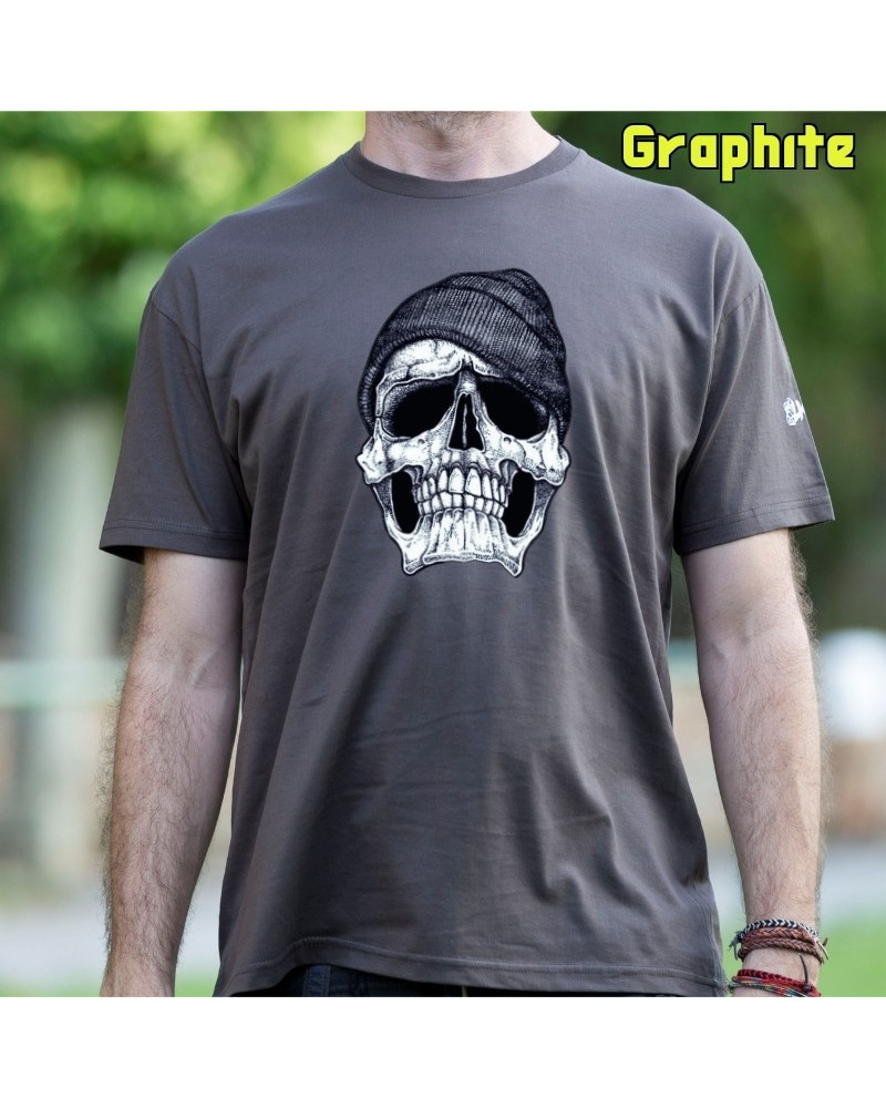 Camiseta Hombre Manga Corta - Skull Cap