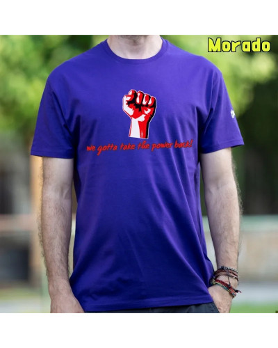 Camiseta Hombre Manga Corta - TAKE THE POWER BACK
