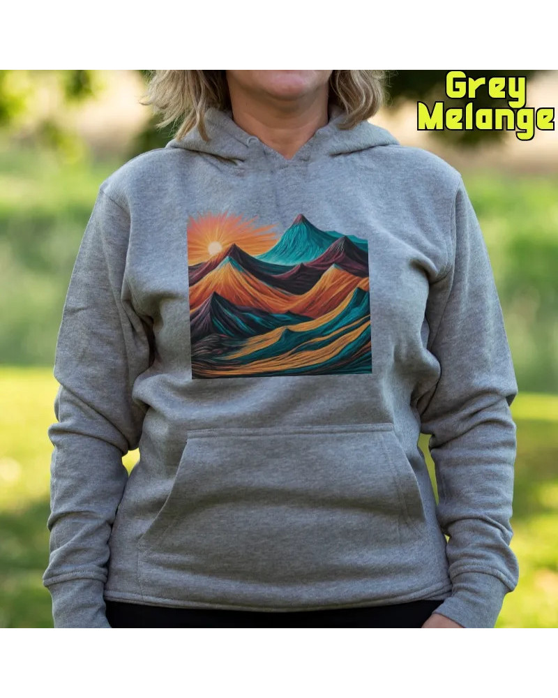Montaña 7 Colores - Sudadera Mujer Con Capucha