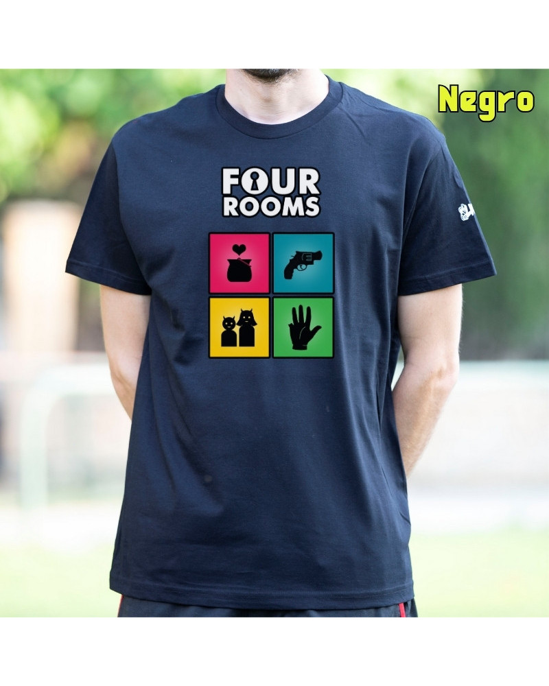 Camiseta Hombre Manga Corta - 4 Rooms