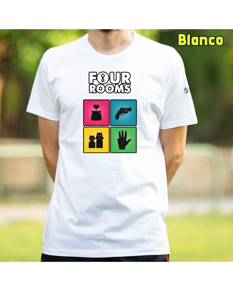 Camiseta Hombre Manga Corta - 4 Rooms