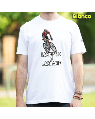 Camiseta Hombre Manga Corta - LANDISMO O BARBARIE