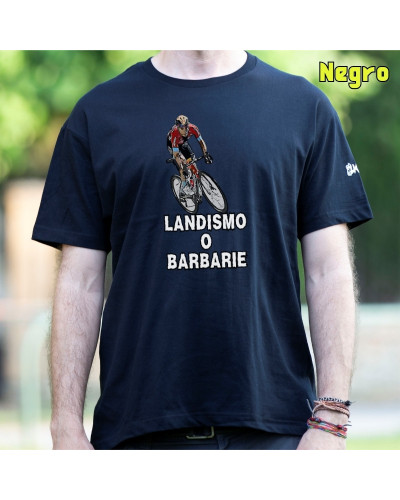Camiseta Hombre Manga Corta - LANDISMO O BARBARIE