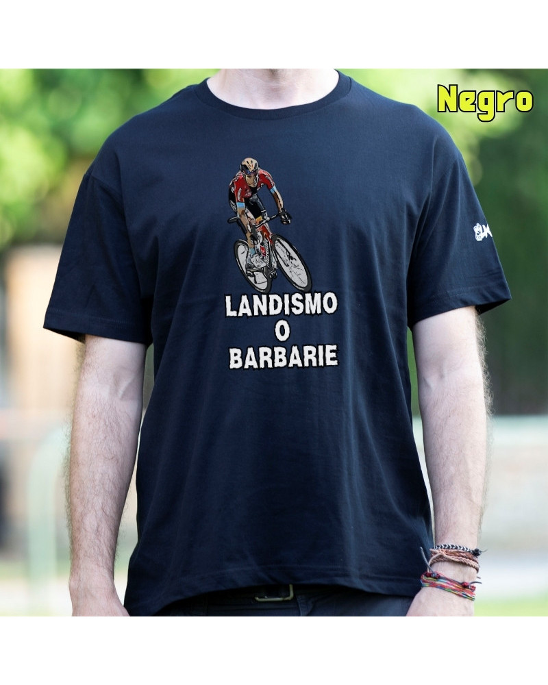 Camiseta Hombre Manga Corta - Landismo O Barbaroe