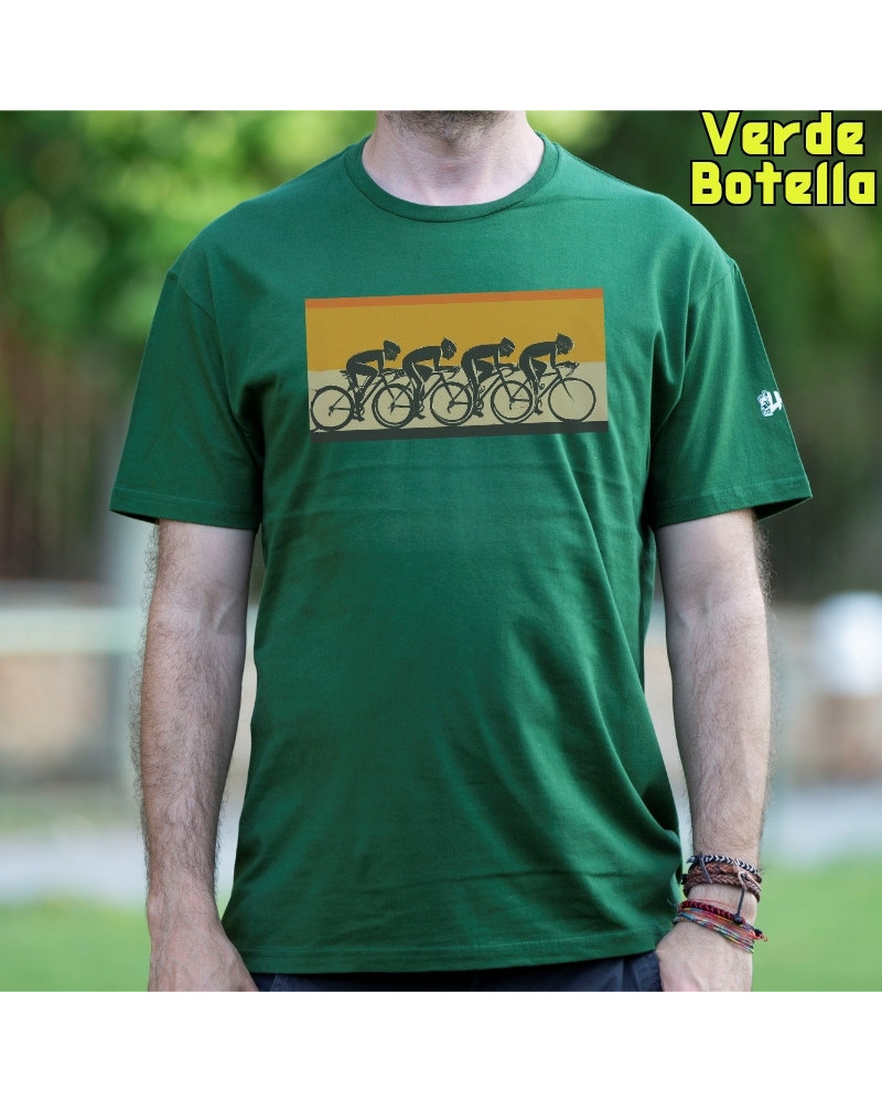 Camiseta Hombre Manga Corta - Peloton Ciclista