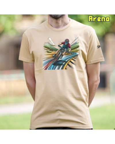 Camiseta Hombre Manga Corta - DESCENSO