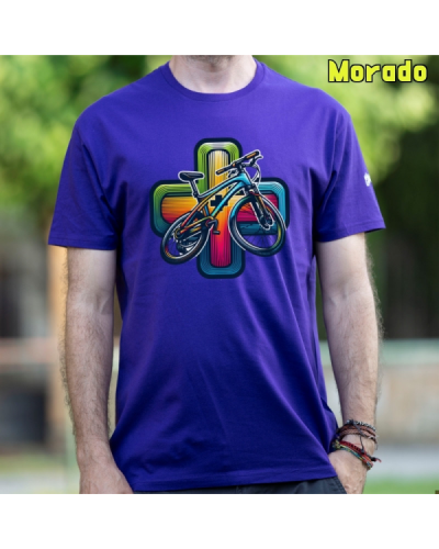 Camiseta Hombre Manga Corta - Cycling Game