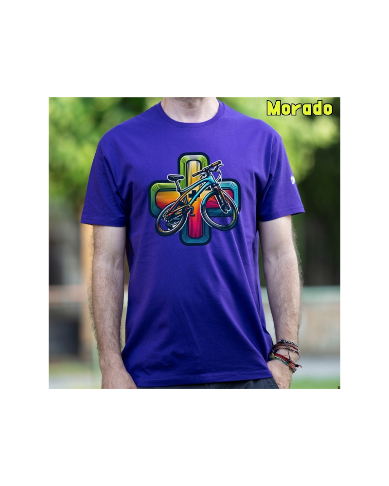 Camiseta Hombre Manga Corta - Cycling Game