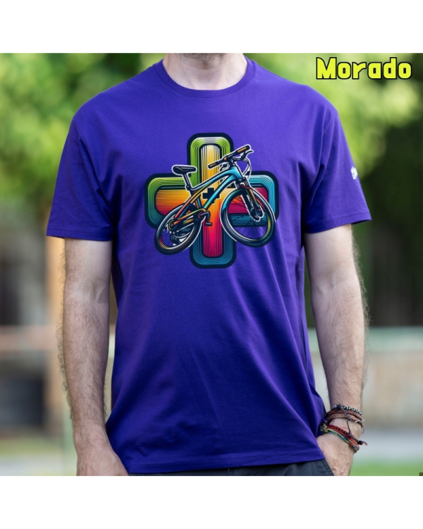 Camiseta Hombre Manga Corta - Cycling Game