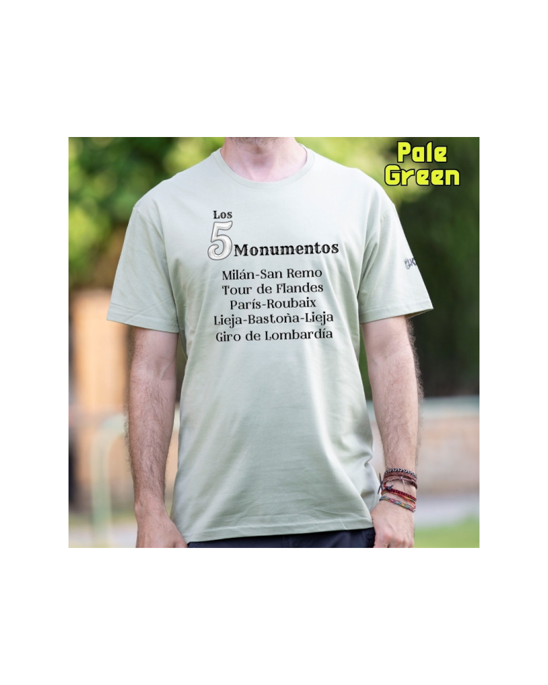 Camiseta Hombre Manga Corta - 5 Monumentos