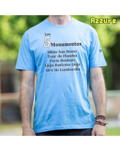Camiseta Hombre Manga Corta - 5 Monumentos