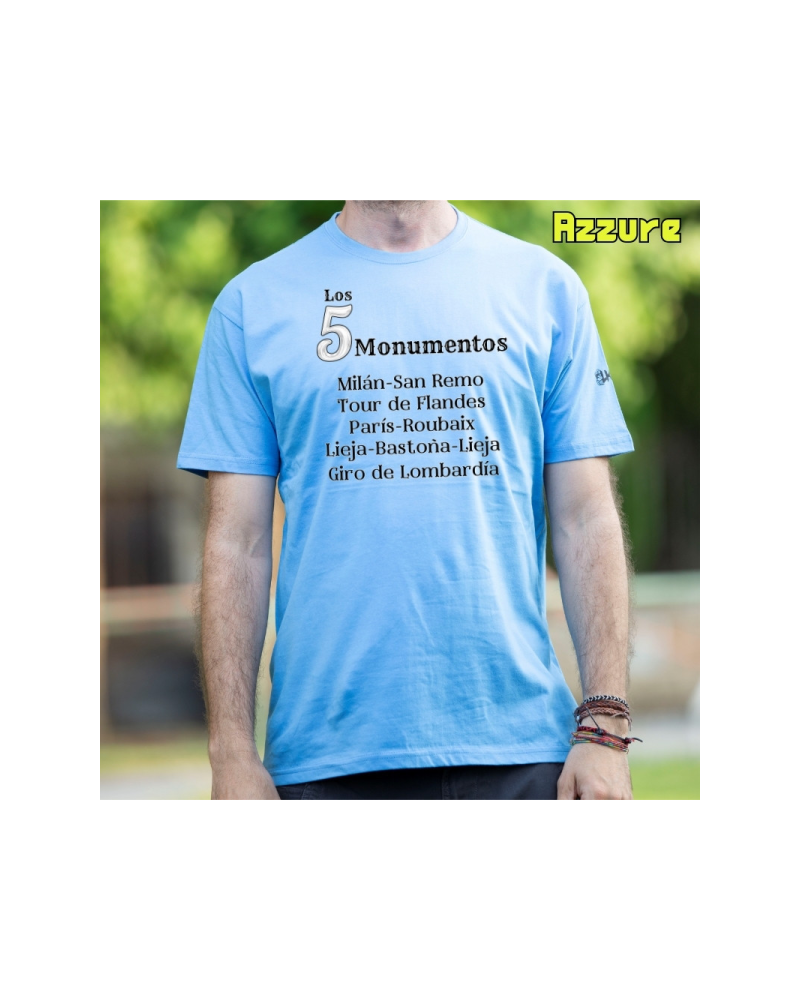 Camiseta Hombre Manga Corta - 5 Monumentos