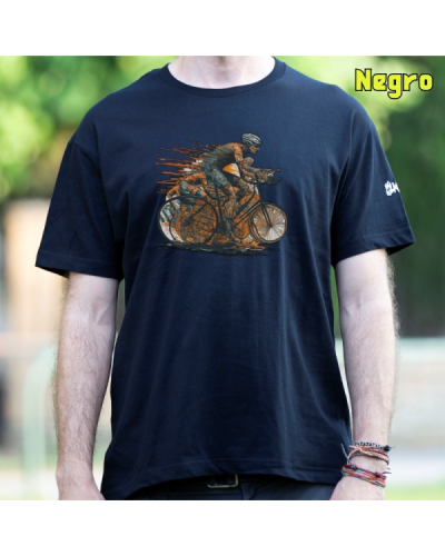 Camiseta Hombre Manga Corta - Cycling Collage