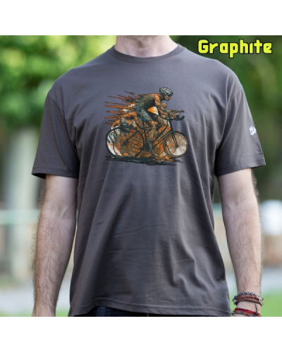 Camiseta Hombre Manga Corta - Cycling Collage