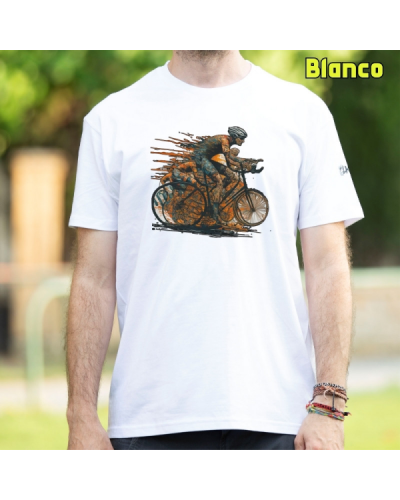 Camiseta Hombre Manga Corta - Cycling Collage