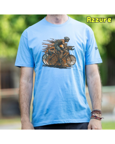 Camiseta Hombre Manga Corta - Cycling Collage